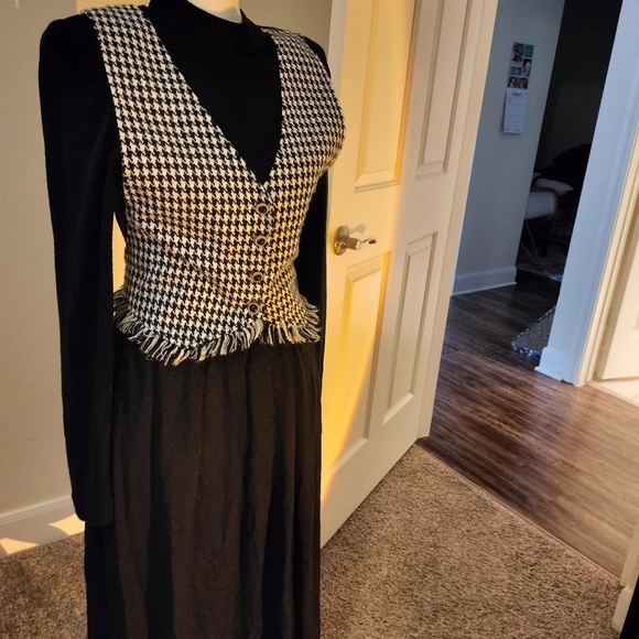 Vintage Miss Dorby Houndstooth Dress - Picture 2 of 5
